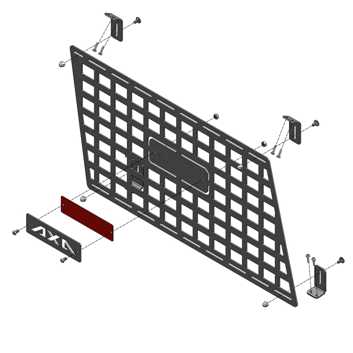 Cherokee XJ - HD Rear Window MOLLE Panel